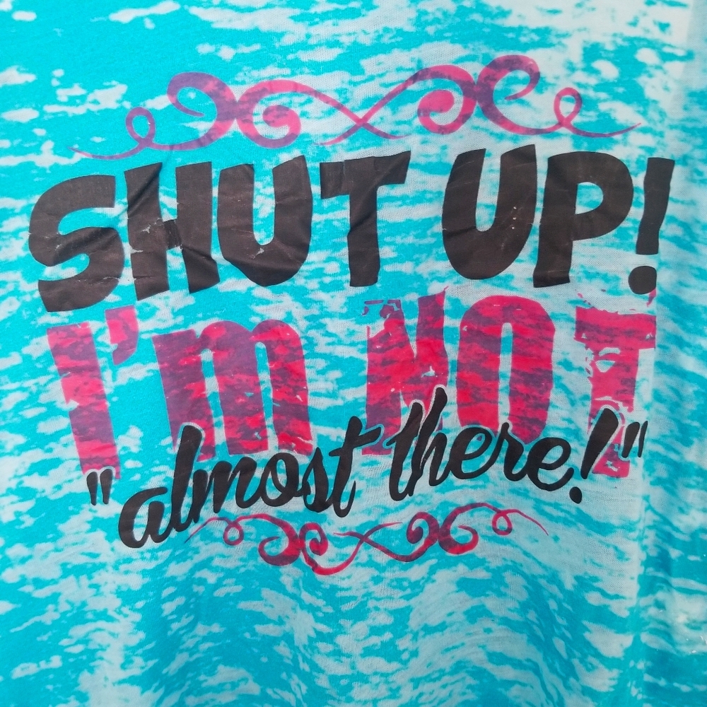Funny Running Tank: Shut Up!I'm NOT Almost There!"